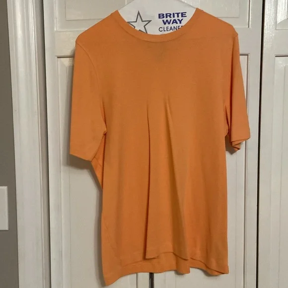 TWO RALPH LAUREN SHIRTS ❤️ One pink w/teal stripes. One orange - Picture 3 of 3